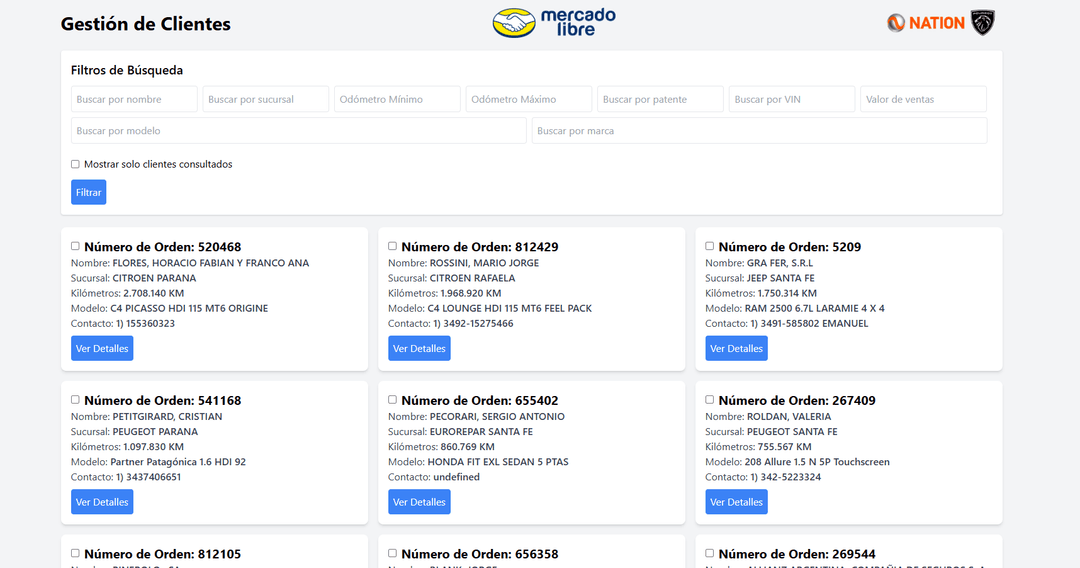 Gestor de Clientes - Nation