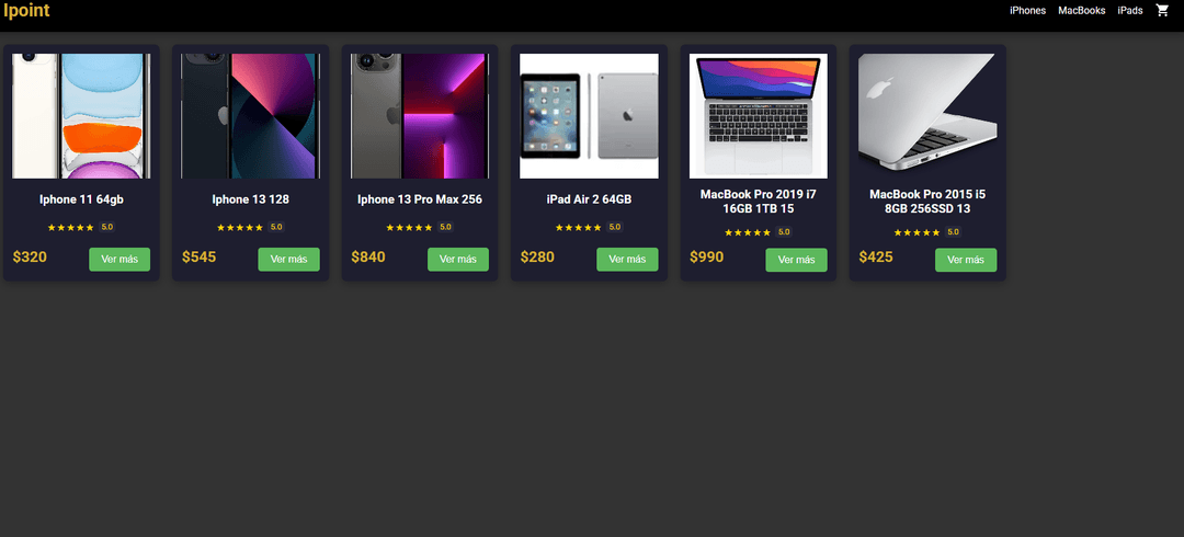 Ipoint E-commerce SPA